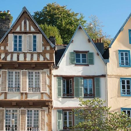 Charmant Studio A Colombages Morlaix Bagian luar foto